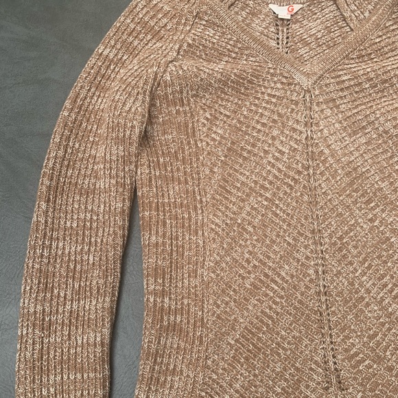 Beige Knit Sweater - Picture 1 of 5